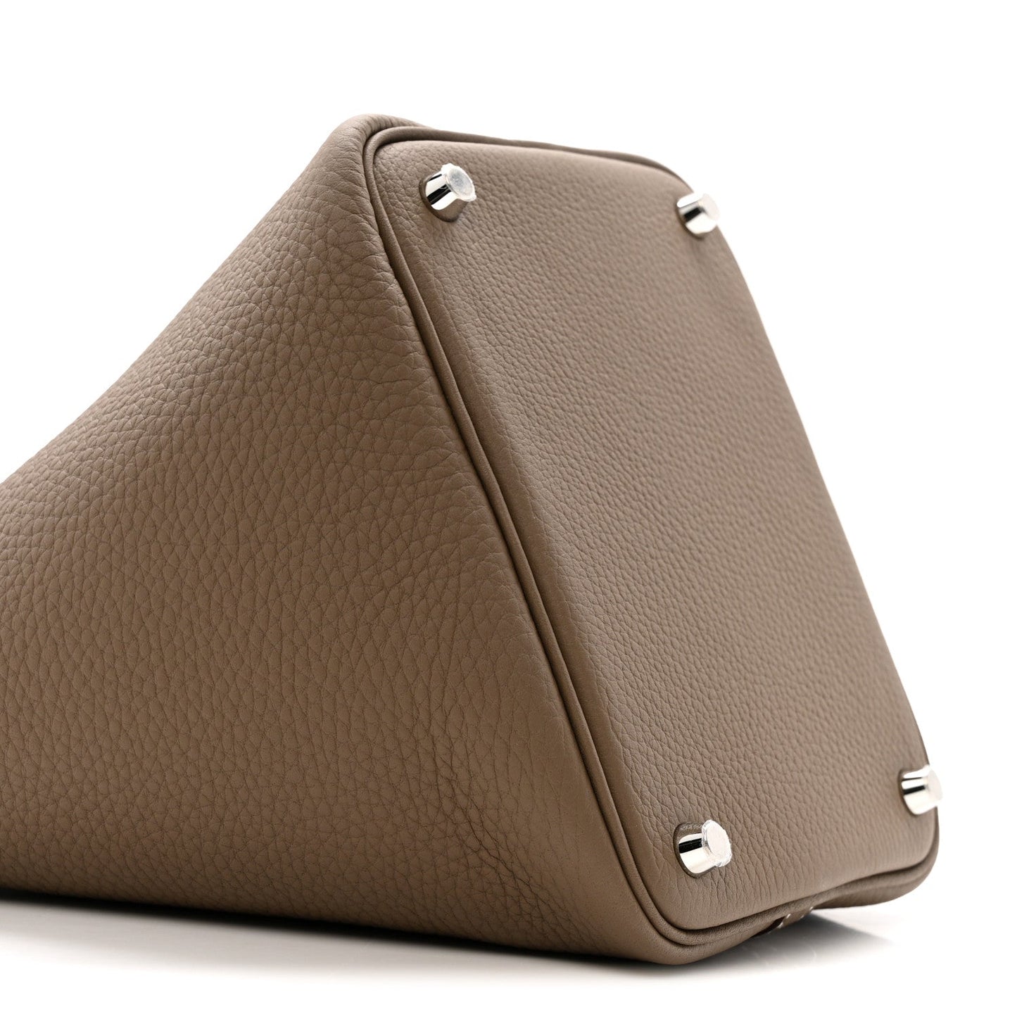 Taurillon Clemence Picotin Lock 18 PM Etoupe Tote Bag