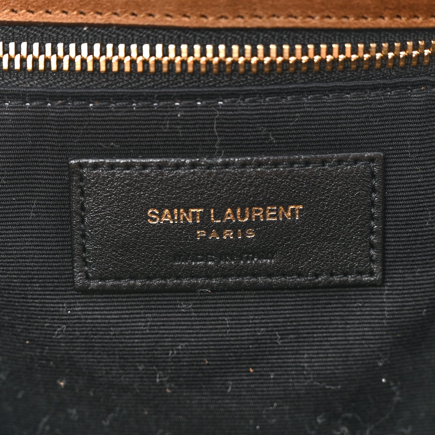 Saint Laurent Large Calypso Suede Shoulder Bag Caramel Cognac