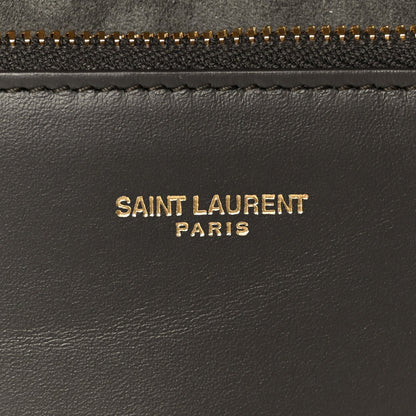 Saint Laurent Suede Small Le 5 A 7 Soft Hobo Urban Grey