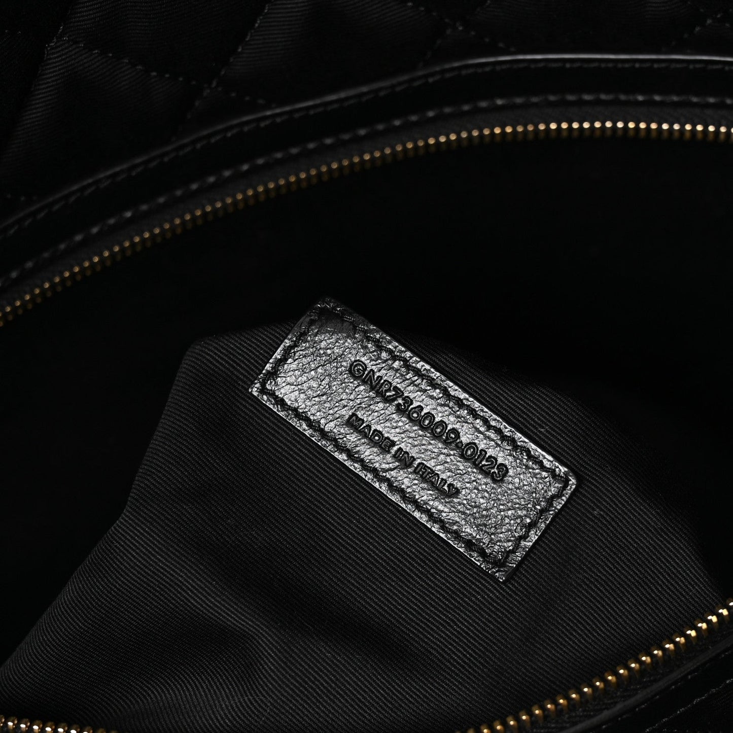 Saint Laurent Calfskin Quilted ES Giant Travel Bag Black