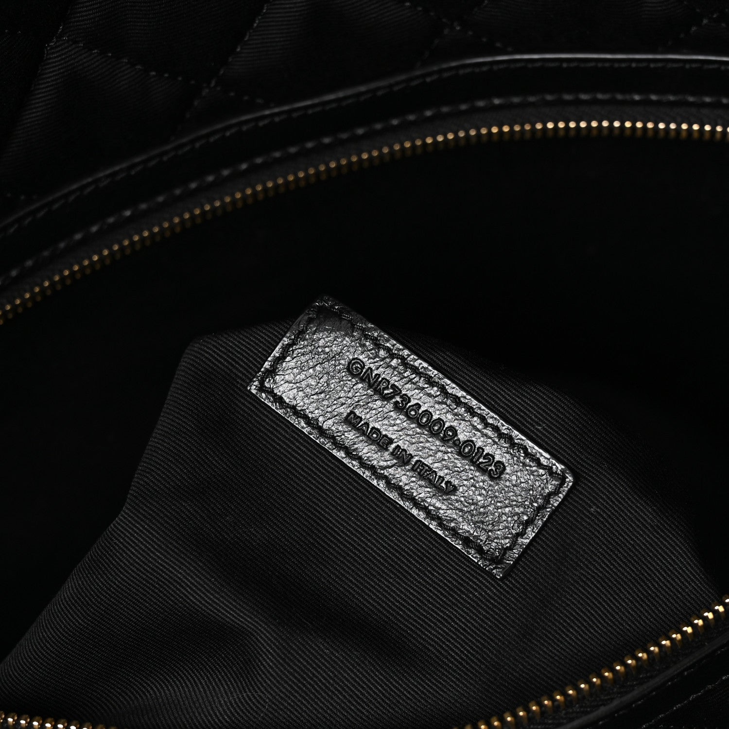 Saint Laurent Calfskin Quilted ES Giant Travel Bag Black