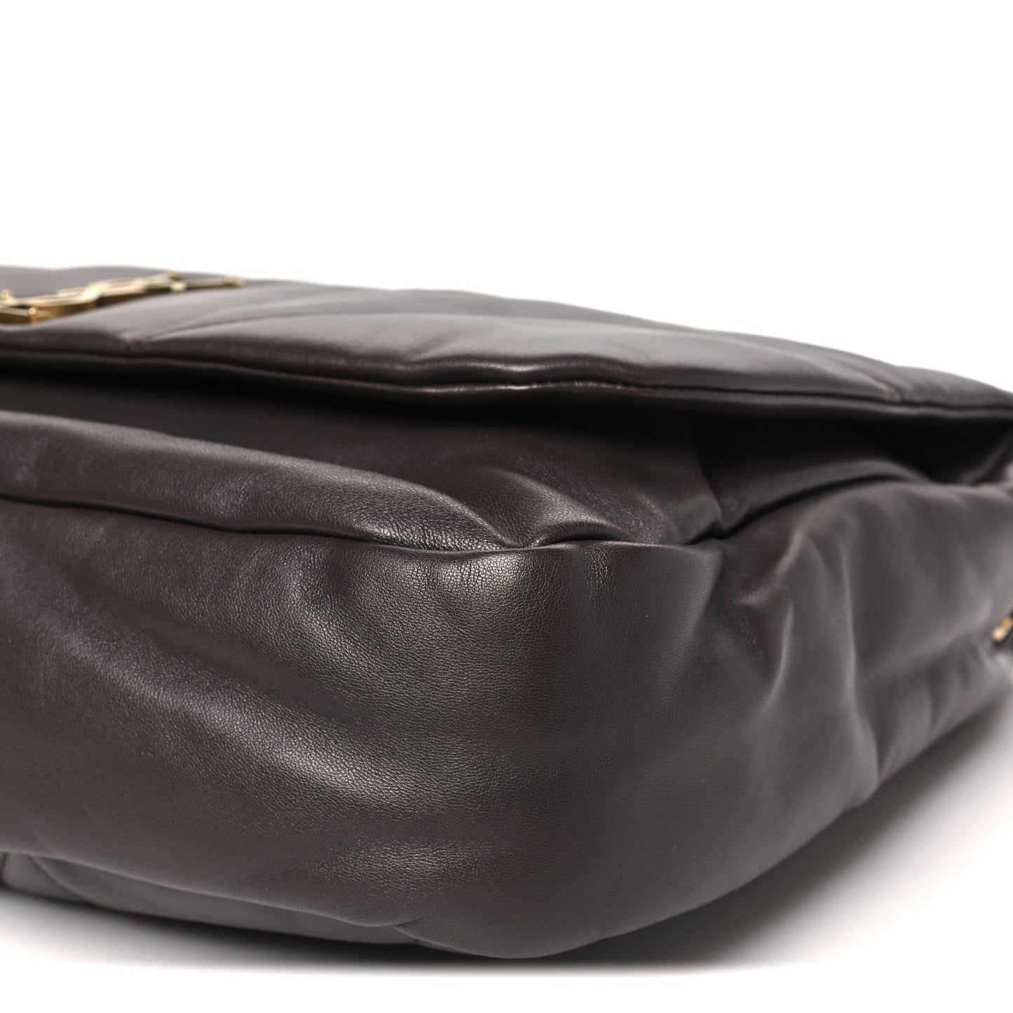 Saint Laurent Lambskin Matelasse Large Jamie 4.3 Shoulder Bag Dark Sweet Chocolate