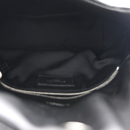 Saint Laurent Loulou Puffer Small Quilted Lambskin Leather Satchel Black