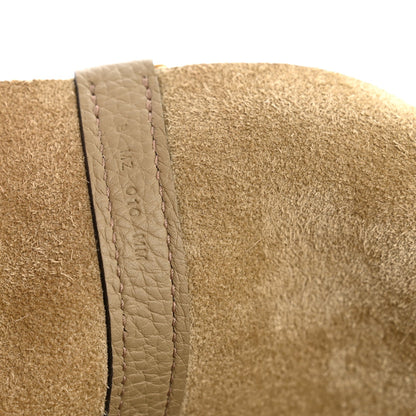 Taurillon Clemence Picotin Lock 22 MM Tote Beige Marfa