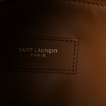 Saint Laurent Le 5 A 7 Smooth Calfskin Soft Hobo Fox