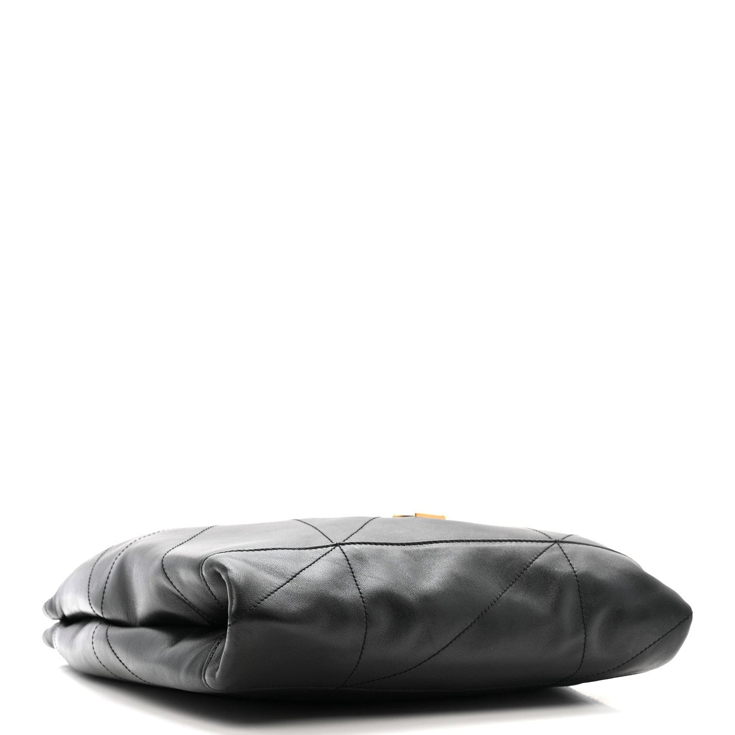 Saint Laurent Lambskin Matelasse Monogram Medium Jamie 4.3 Pochon Black