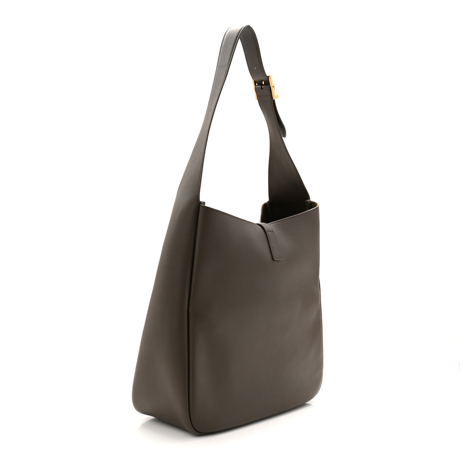 Saint Laurent Smooth Calfskin Large Le 5 A 7 Soft Hobo Light Musk