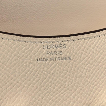 Hermes Nata textured leather wallet lining with “Hermes Paris Made in France”