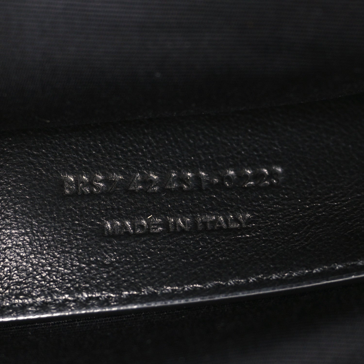 Saint Laurent Lambskin Matelasse Monogram Large Shoulder Bag Black