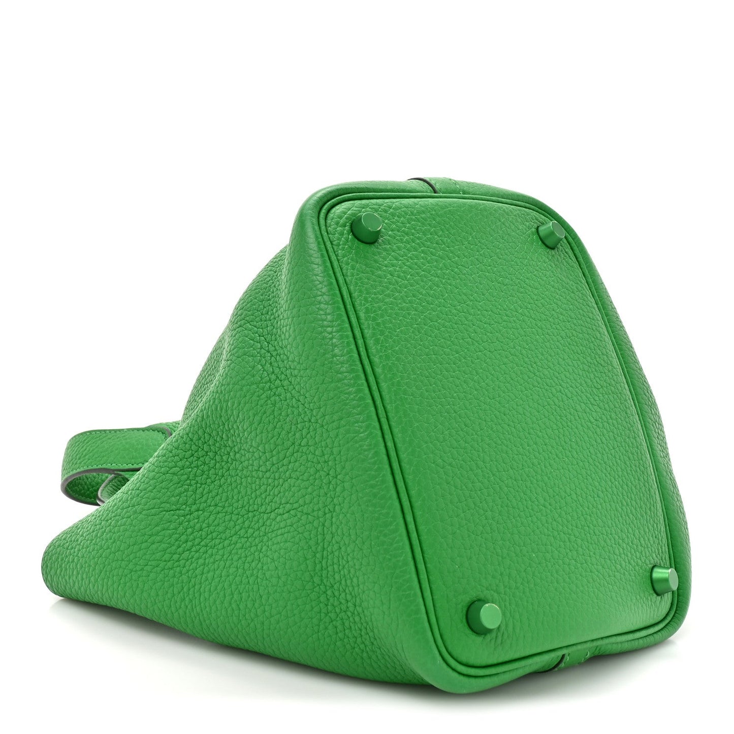 Picotin Lock 18 PM Tote Bag Taurillon Clemence Leather Bambou