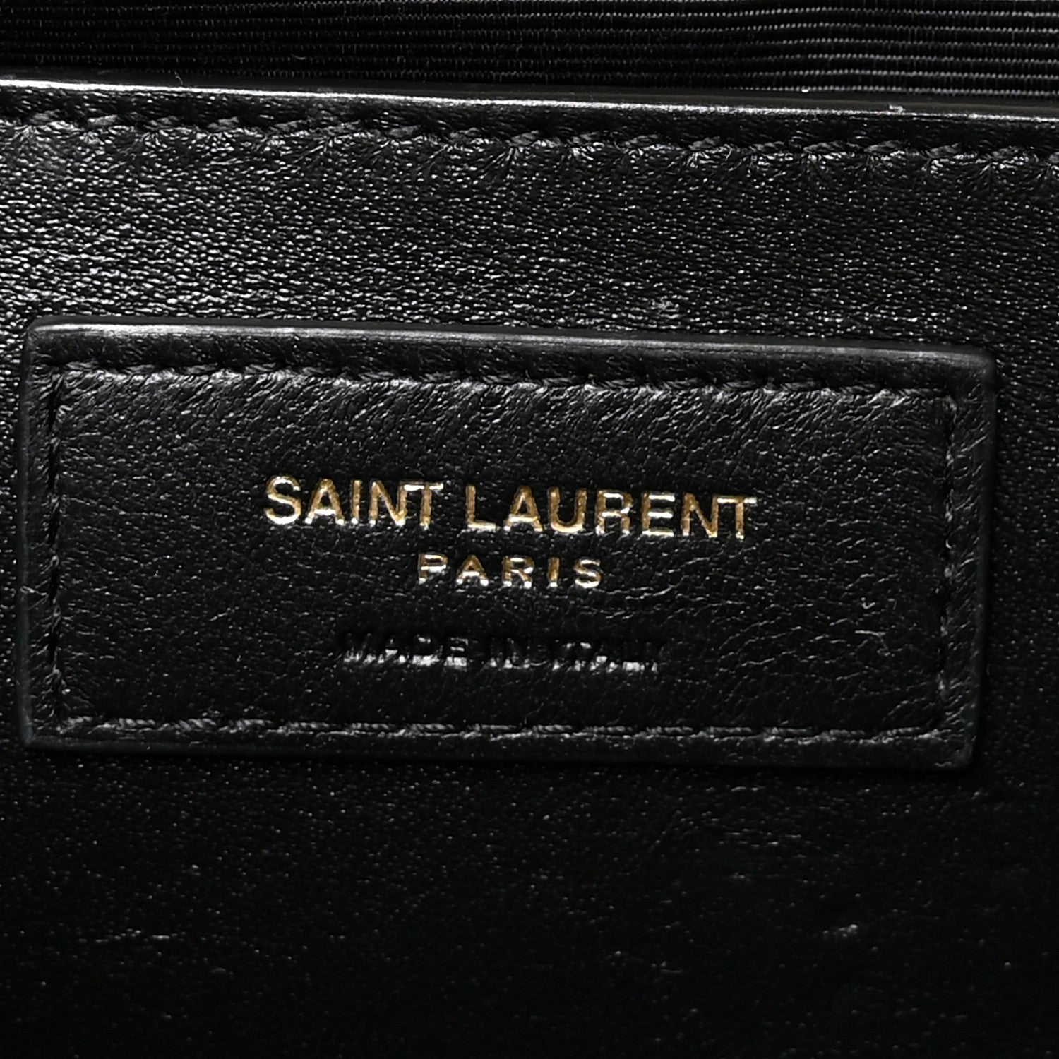 Saint Laurent Grain De Poudre Medium Triquilt Monogram Satchel Crema Soft