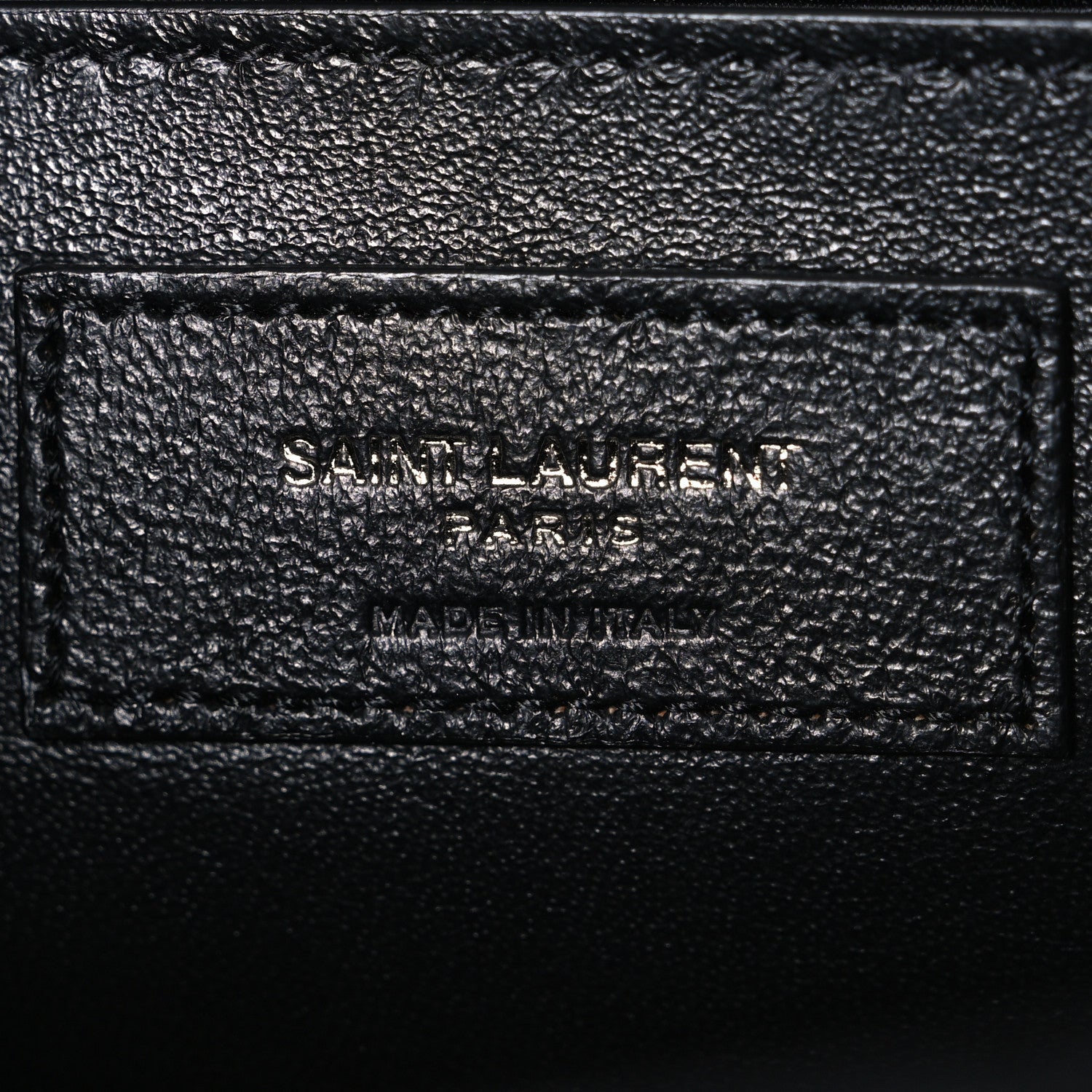 Saint Laurent Grain De Poudre Matelasse Medium Monogram Satchel Black