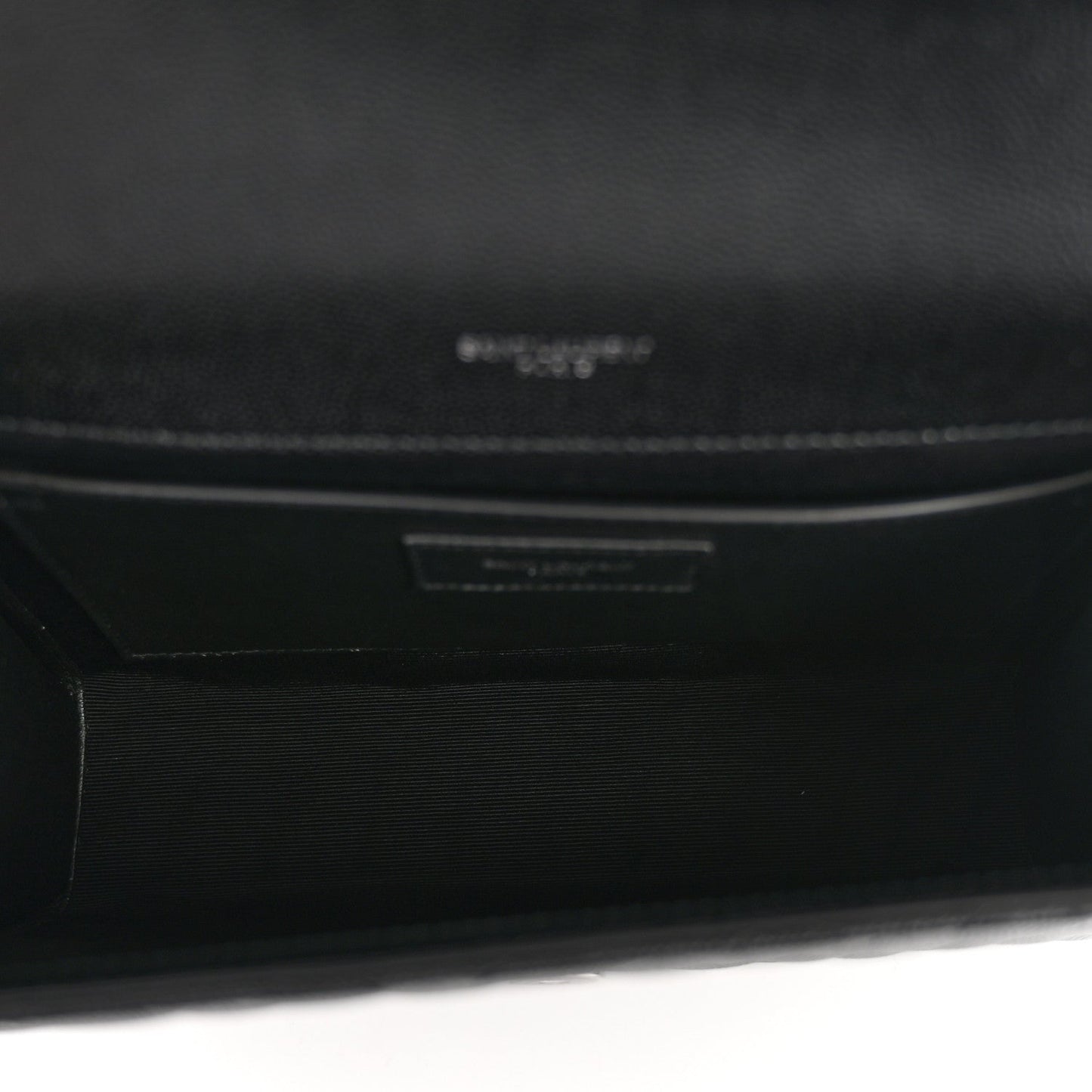 Saint Laurent Mixed Matelasse Triquilt Medium Monogram Satchel Black