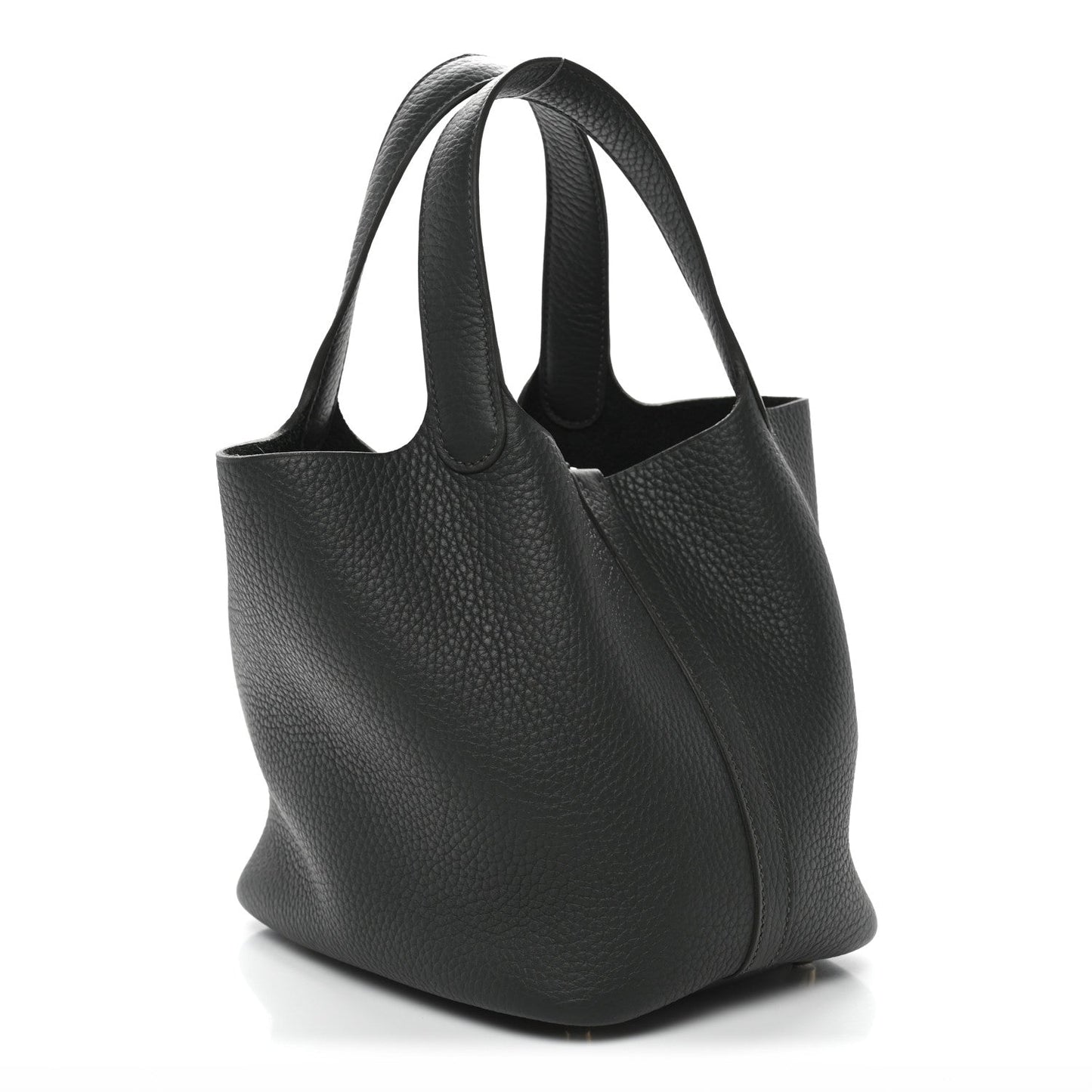 Taurillon Clemence Picotin Lock 18 PM Mini Bag Vert Mangrove