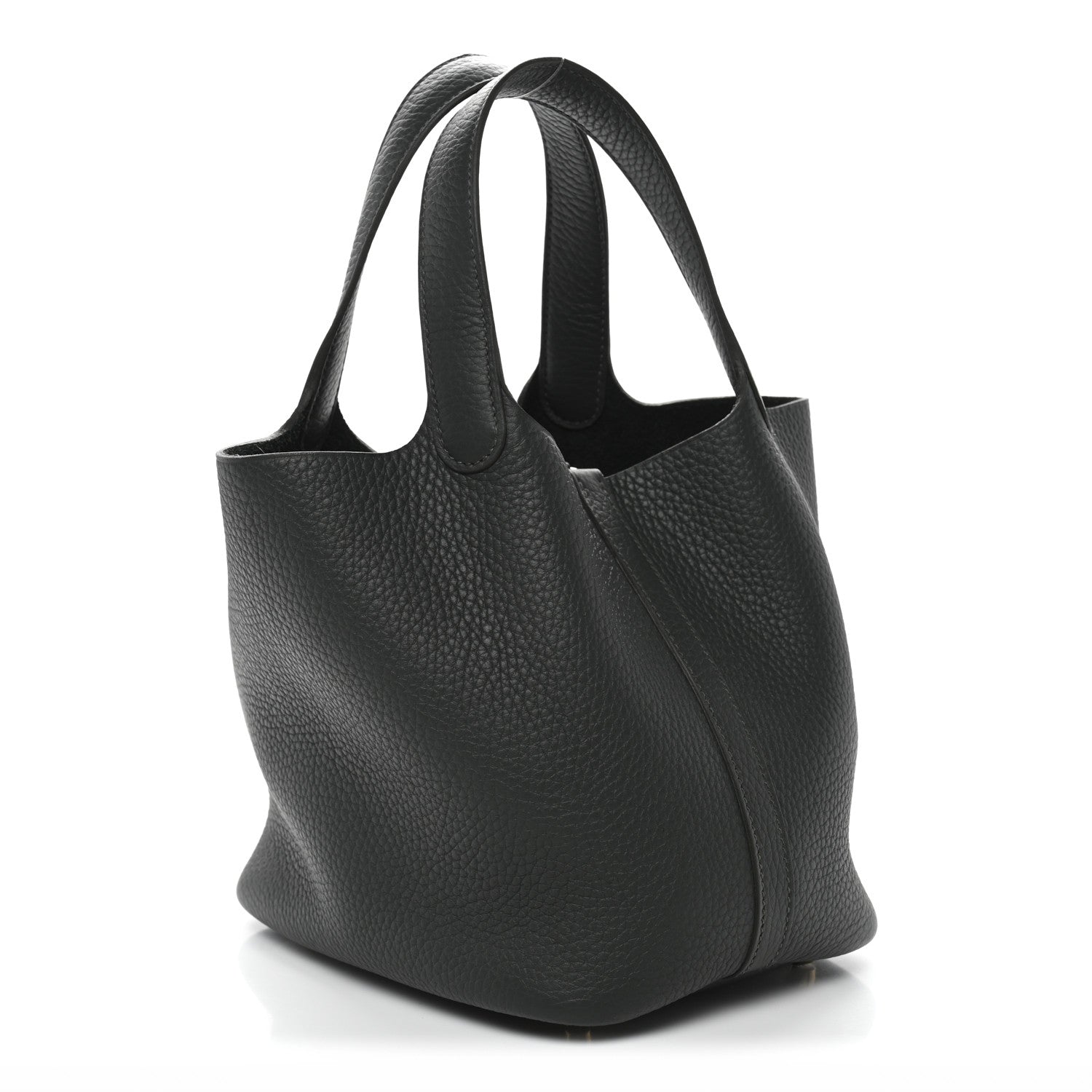 Taurillon Clemence Picotin Lock 18 PM Mini Bag Vert Mangrove