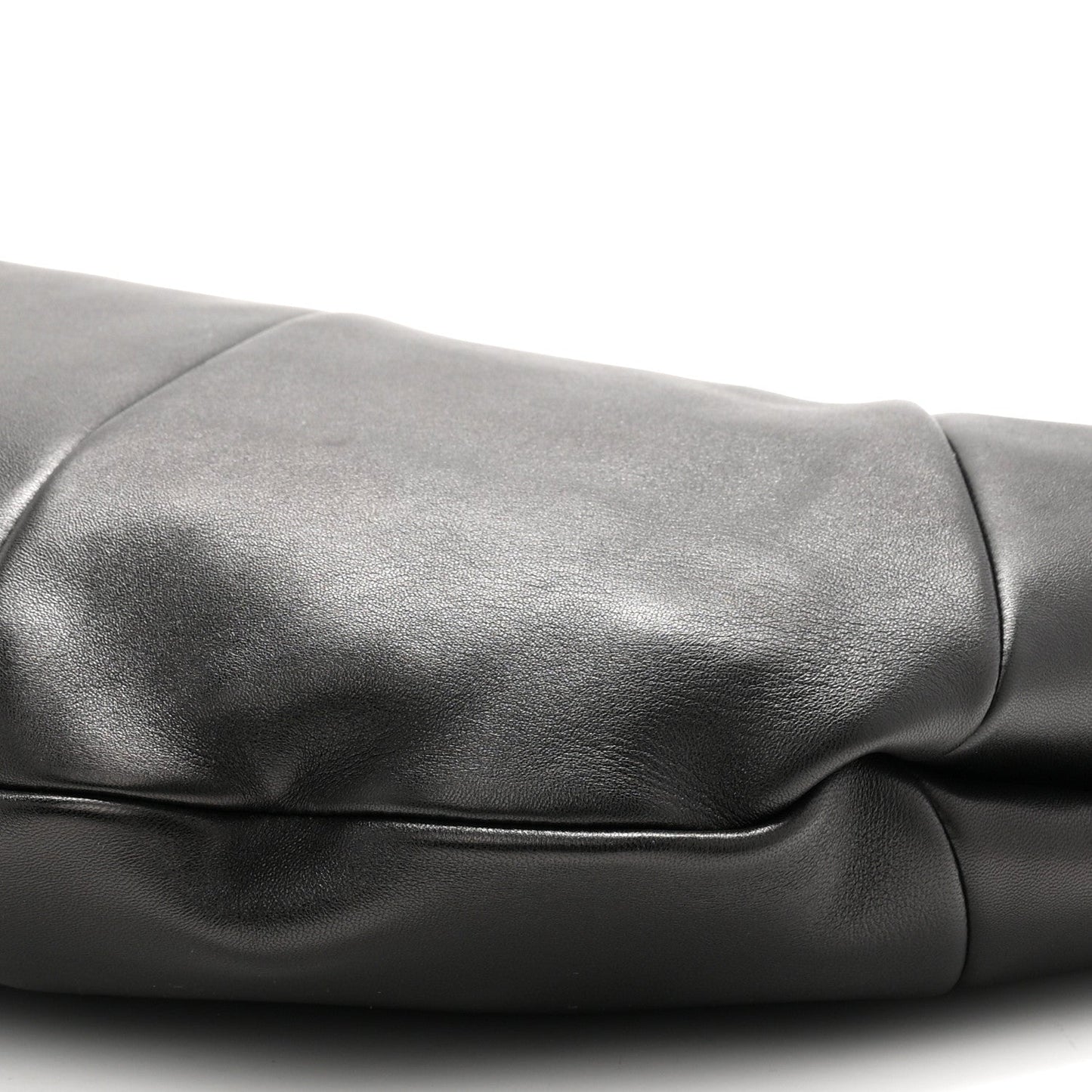 Saint Laurent Lambskin Small Amalia Hobo Black