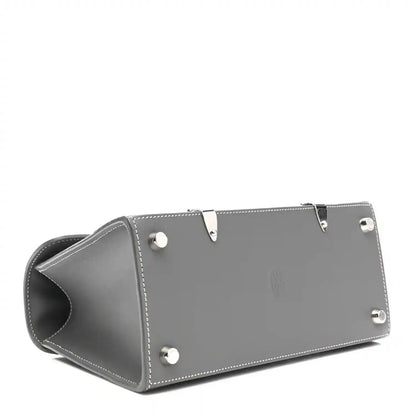 Goyardine Structure Mini Saigon Bag in Grey Canvas Leather - NEESTRA