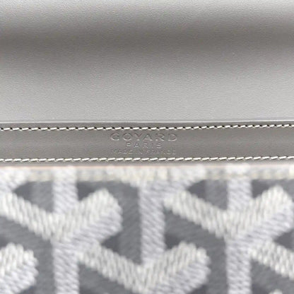 Goyardine Structure Mini Saigon Bag in Grey Canvas Leather - NEESTRA