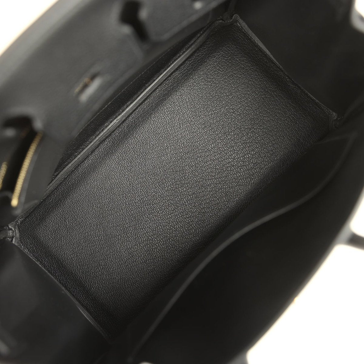 Hermes Birkin 25 Handbag Black Togo Leather Gold Hardware - NEESTRA