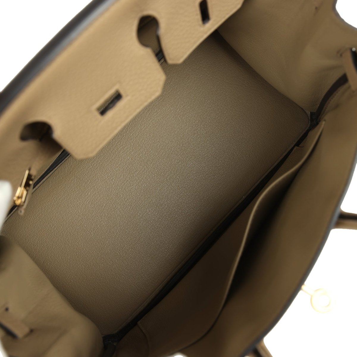 Hermes Birkin 25 Handbag Togo Leather Beige Marfa Gold Hardware - NEESTRA