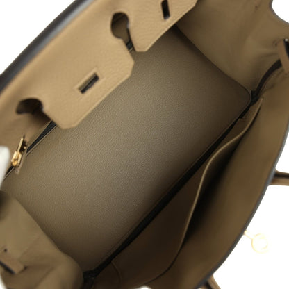Hermes Birkin 25 Handbag Togo Leather Beige Marfa Gold Hardware - NEESTRA