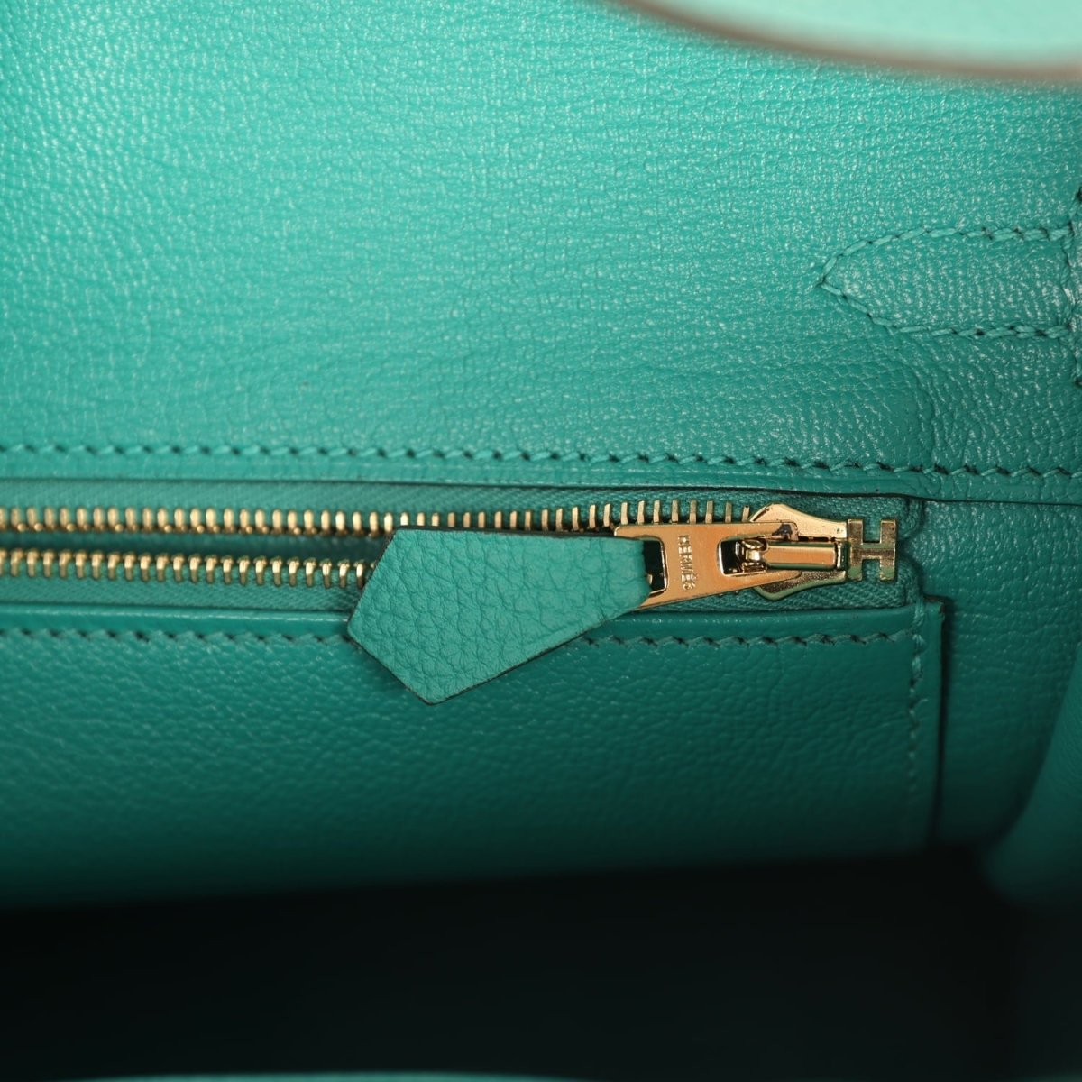 Hermes Birkin 25 Handbag Vert Verone Togo Gold Hardware - NEESTRA