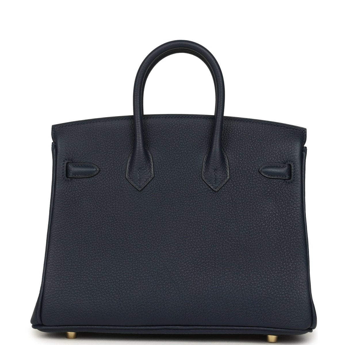 Hermes Birkin 25cm Handbag Bleu Abysse Togo Leather Gold Hardware - NEESTRA