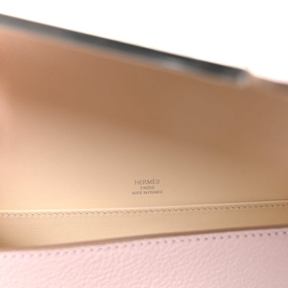 Hermès Chevre Mysore Bicolor Geta Messenger Bag Mauve Pale - NEESTRA