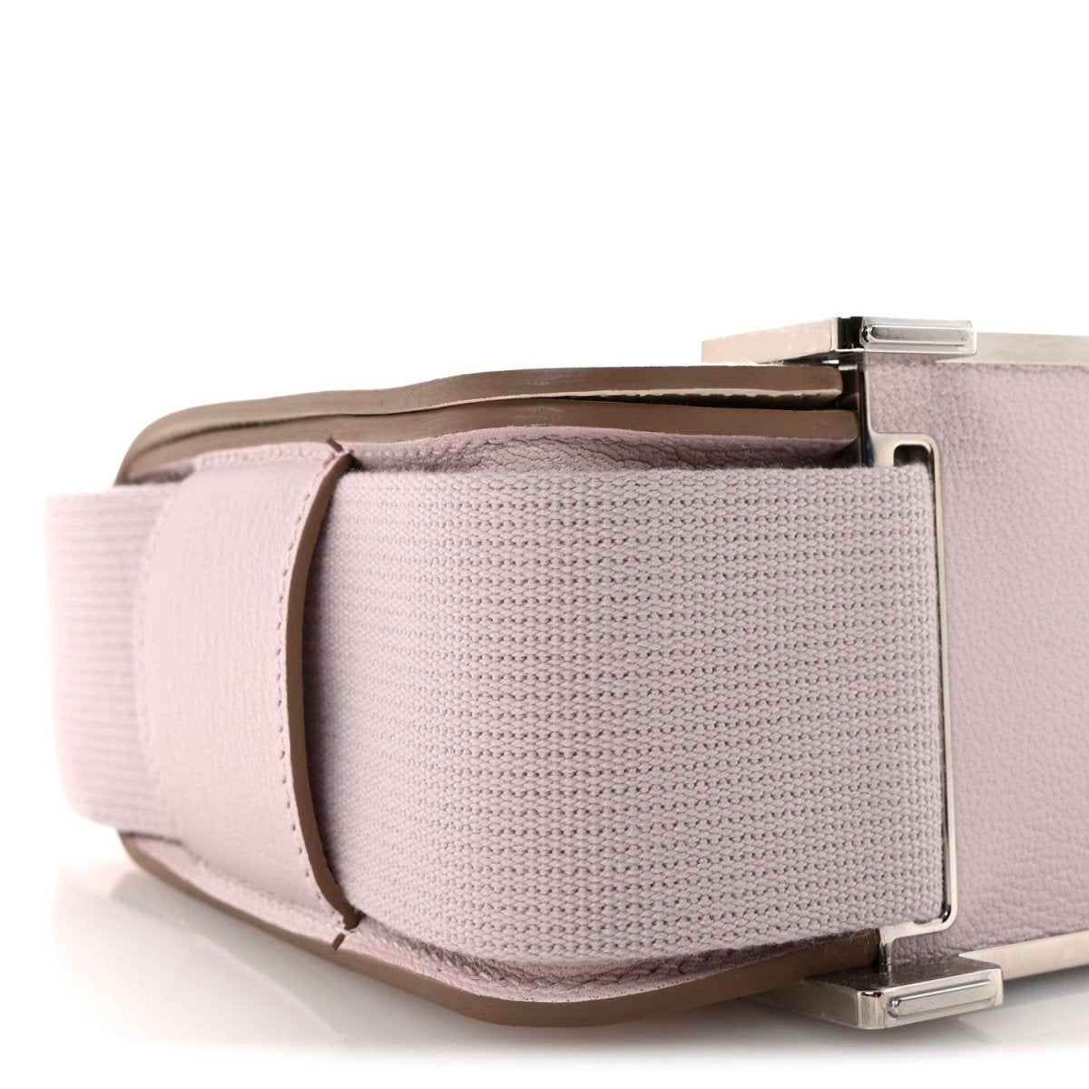 Hermès Chevre Mysore Bicolor Geta Messenger Bag Mauve Pale - NEESTRA