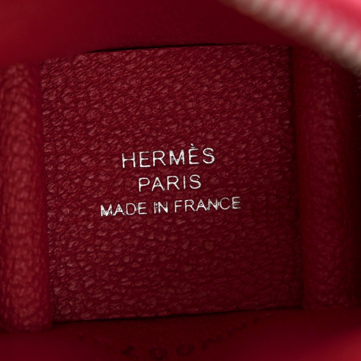 Hermes Chevre Mysore Bolide On Wheels Bag Charm Rose Extreme Vert Vertigo - NEESTRA