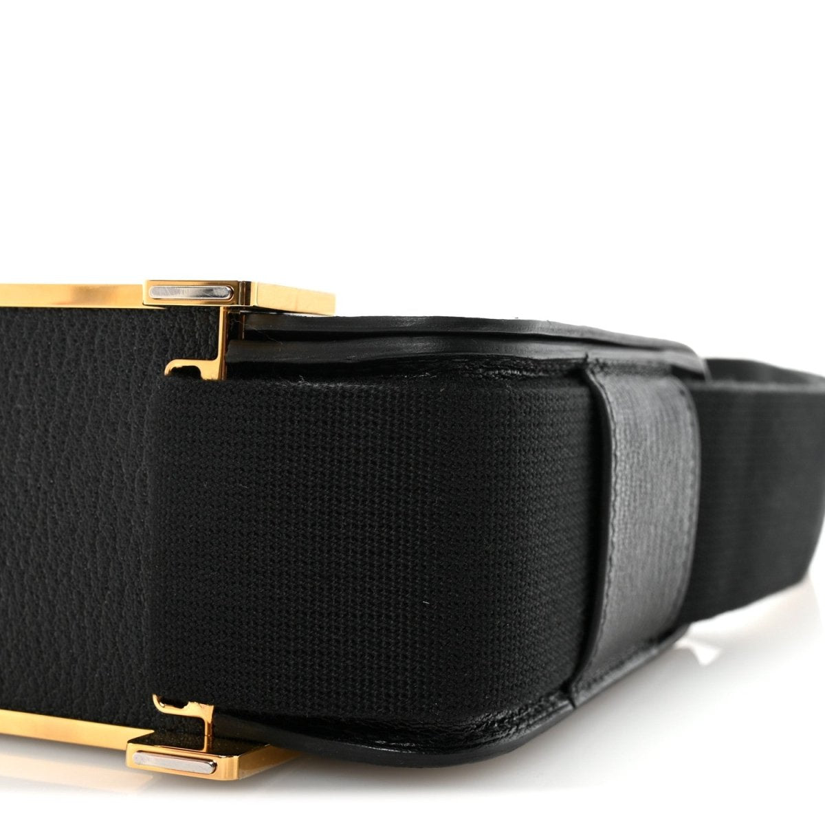 Hermes Chevre Mysore Geta Crossbody Bag Black - NEESTRA