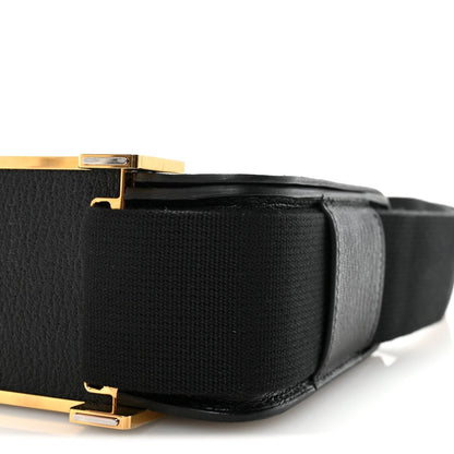 Hermes Chevre Mysore Geta Crossbody Bag Black - NEESTRA