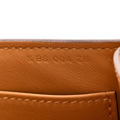 Hermes Chevre Mysore Geta Messenger Bag Caramel - NEESTRA