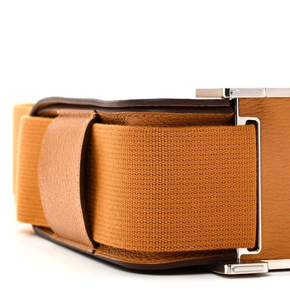 Hermes Chevre Mysore Geta Messenger Bag Caramel - NEESTRA