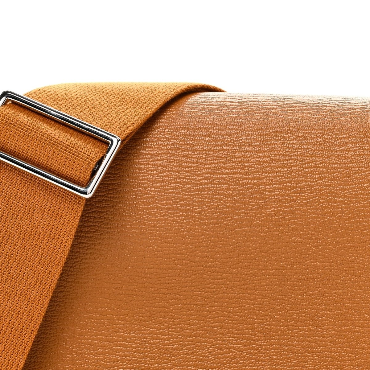Hermes Chevre Mysore Geta Messenger Bag Caramel - NEESTRA
