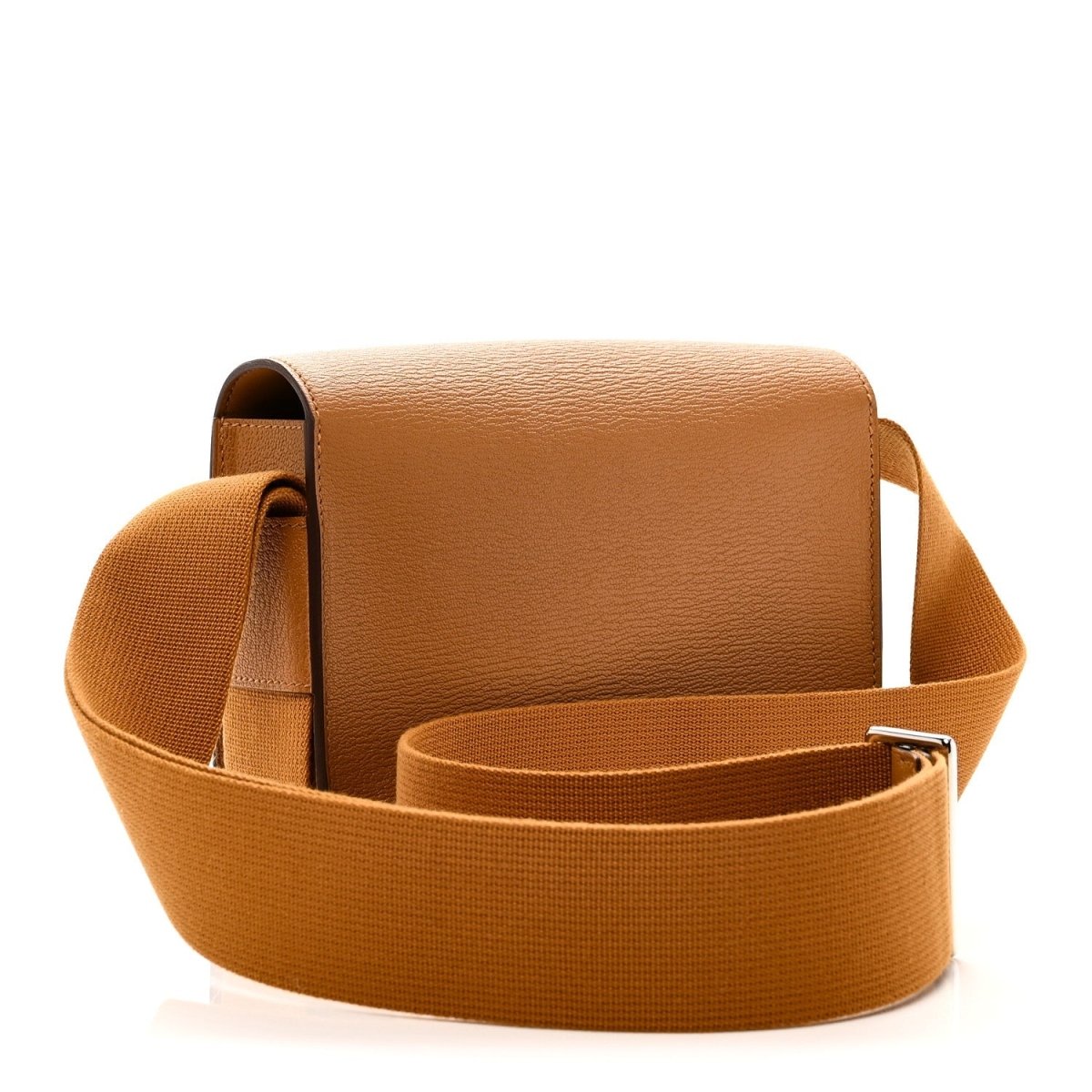 Hermes Chevre Mysore Geta Messenger Bag Caramel - NEESTRA