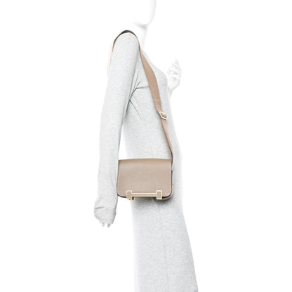 Hermes Chevre Mysore Geta Messenger Bag Etoupe - NEESTRA