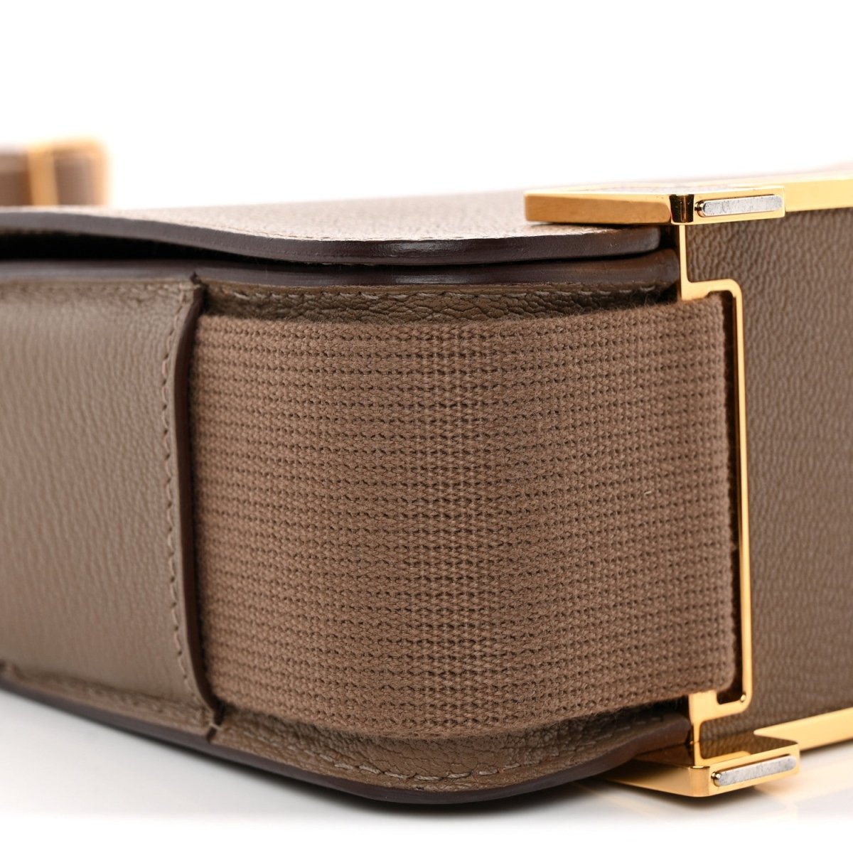 Hermes Chevre Mysore Geta Messenger Bag Etoupe - NEESTRA