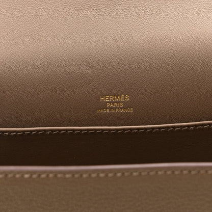 Hermes Chevre Mysore Geta Messenger Bag Etoupe - NEESTRA