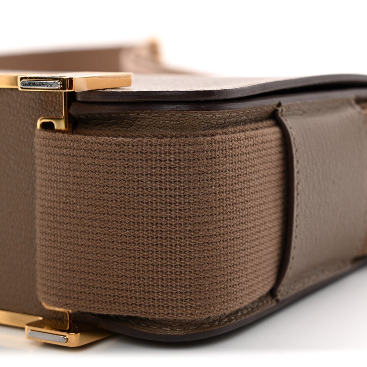 Hermes Chevre Mysore Geta Messenger Bag Etoupe - NEESTRA
