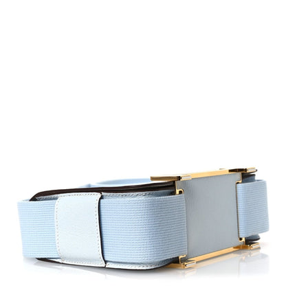 Hermes Chevre Mysore Verso Geta Leather Crossbody Bleu Brume Nata - NEESTRA