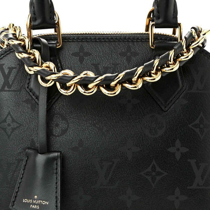 Louis Vuitton Monogram Ink Alma BB Black Embossed Calfskin Handbag - NEESTRA