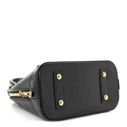 Louis Vuitton Monogram Ink Alma BB Black Embossed Calfskin Handbag - NEESTRA