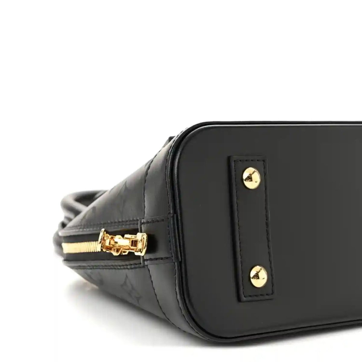 Louis Vuitton Monogram Ink Alma BB Black Embossed Calfskin Handbag - NEESTRA