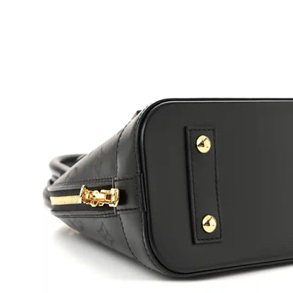 Louis Vuitton Monogram Ink Alma BB Black Embossed Calfskin Handbag - NEESTRA