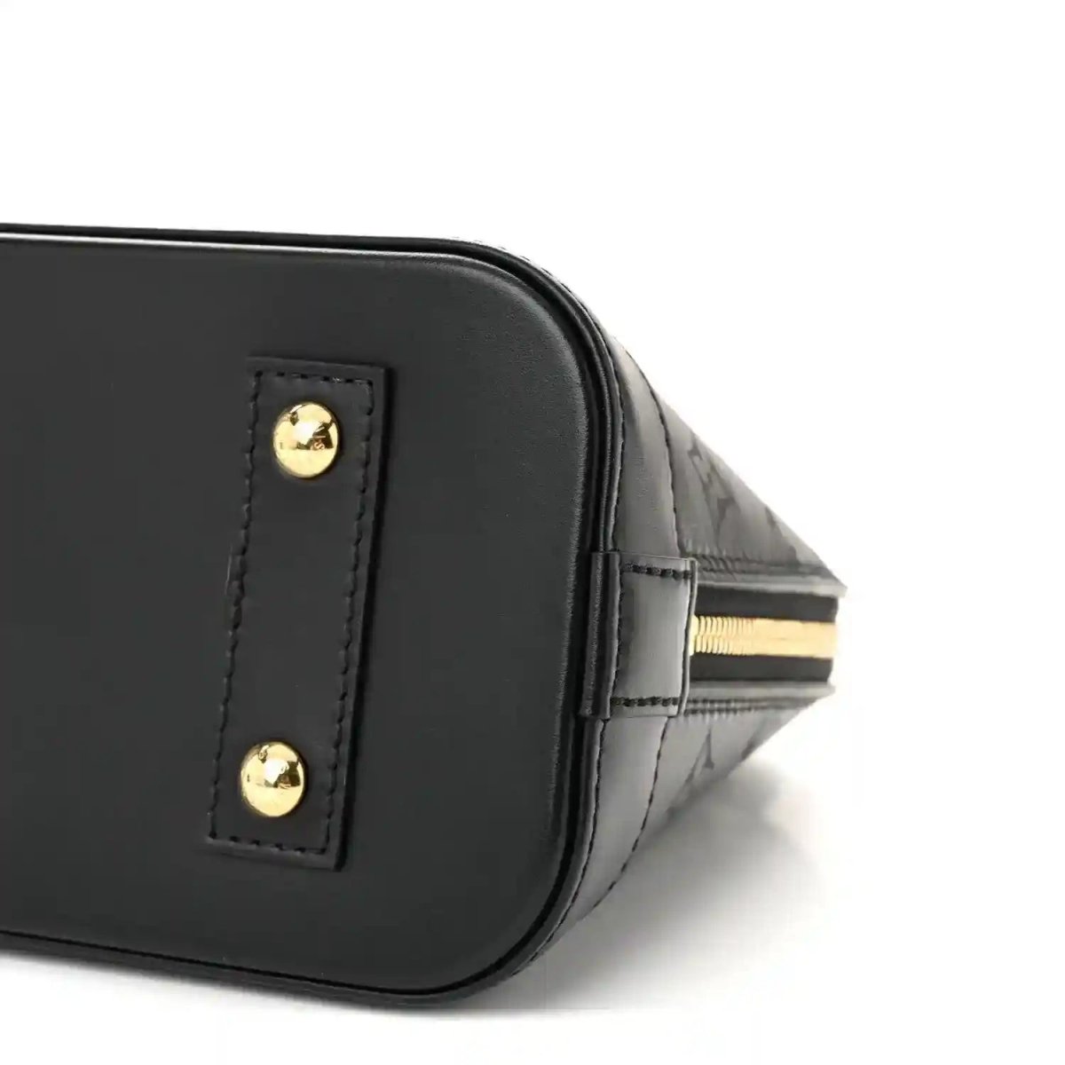 Louis Vuitton Monogram Ink Alma BB Black Embossed Calfskin Handbag - NEESTRA
