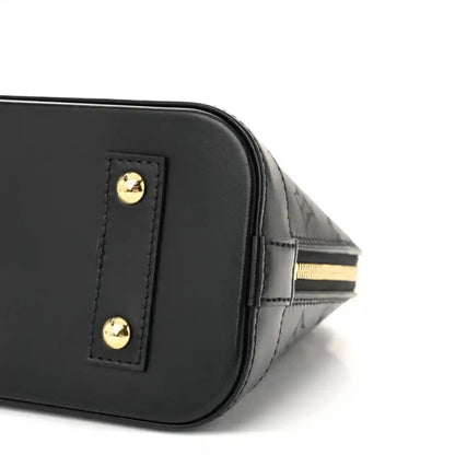 Louis Vuitton Monogram Ink Alma BB Black Embossed Calfskin Handbag - NEESTRA