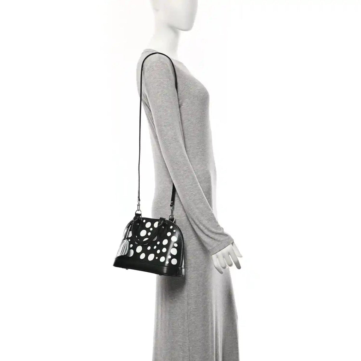 Louis Vuitton x Yayoi Kusama Epi Alma BB Black White Bag - NEESTRA