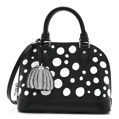 Louis Vuitton x Yayoi Kusama Epi Alma BB Black White Bag - NEESTRA