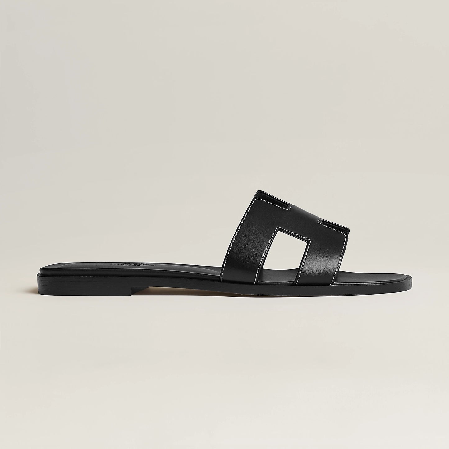 Hermès Oran Sandal in Box Calfskin Leather